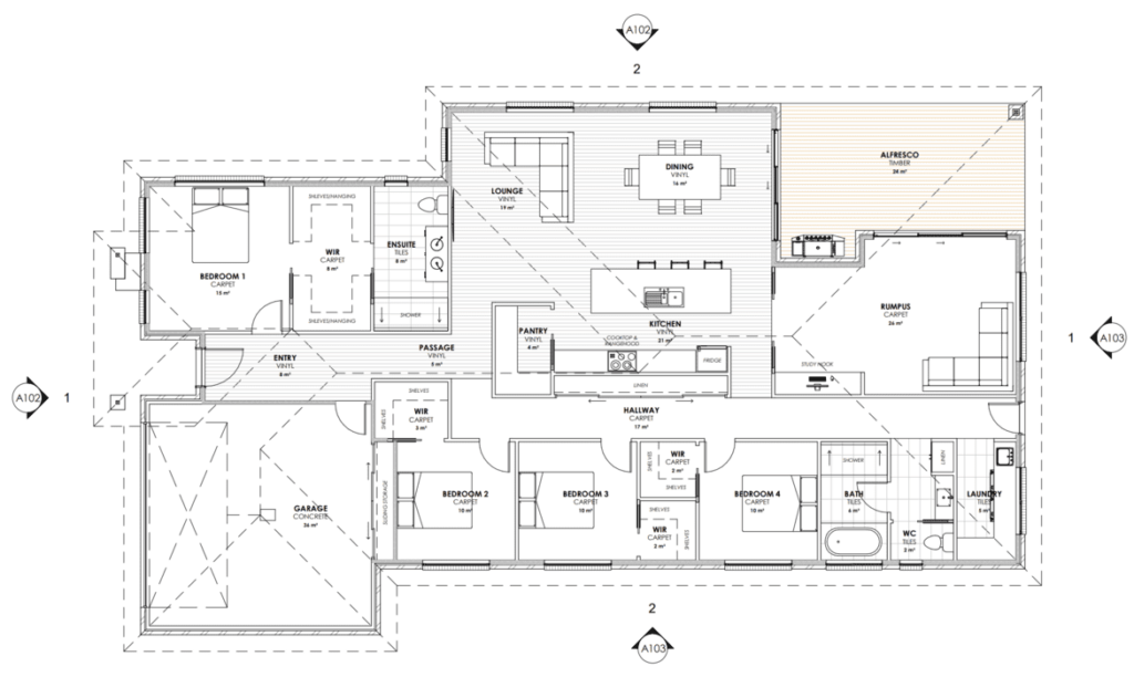 home builder design hunter